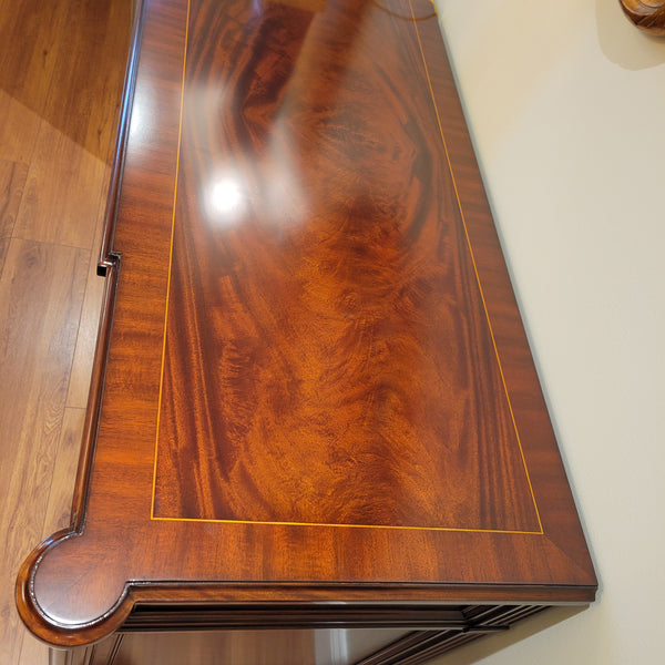 Louis XVI Grande Commode with Mahogany Top