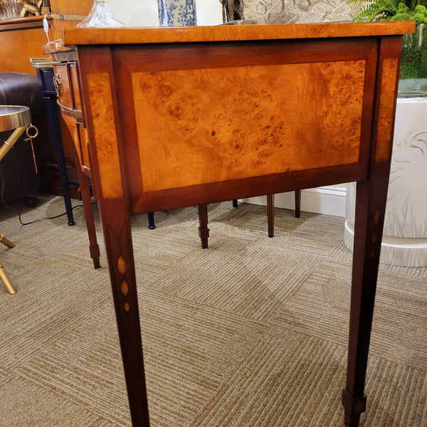 Petite Directoire Mahogany and Burl Writing Desk