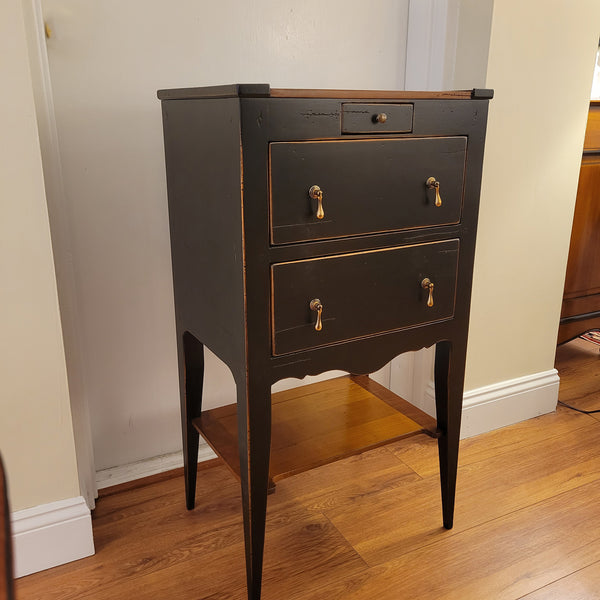 Commode Haute - Nightstand - High Chest in Black