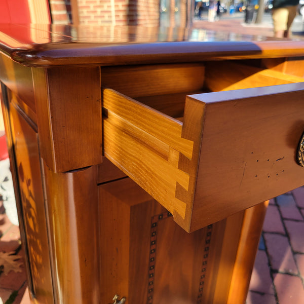 Louis Philippe Accent Table - Cherry and Nut Wood