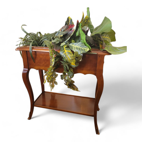 Jardiniere Planter - Cherry Wood