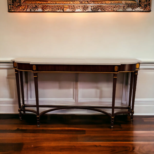 Directoire Console Diane - Mahogany & Marble