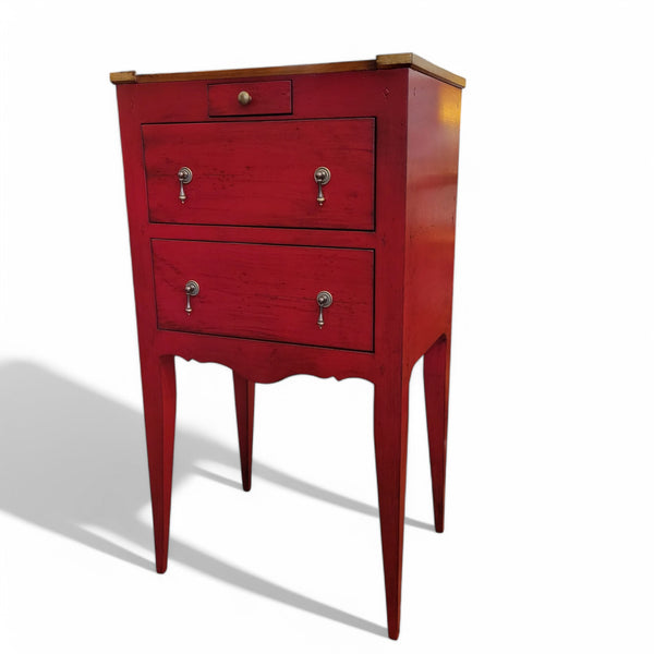 Commode Haute - Nightstand - High Chest in Rouge