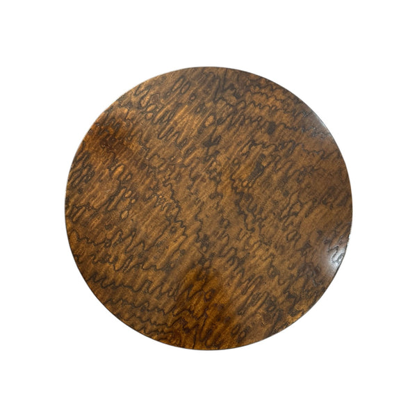 Round Side Table Burl Ash