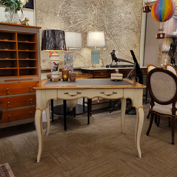 Solid Cherry Writing Desk - Blanc & Doree