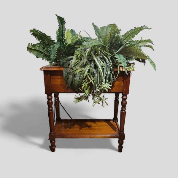 Jardiniere Planter - Cherry Wood
