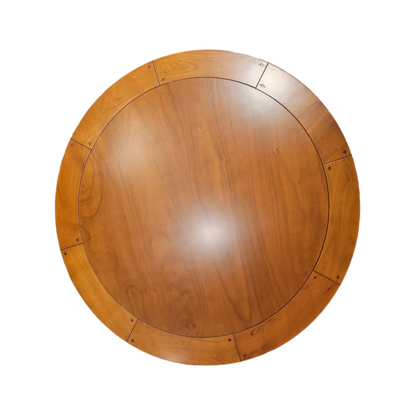 Directoire Deco Round Coffee Table - Cherry with Accents