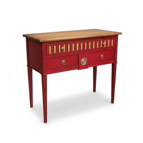 Console Dessus Bois - Rouge