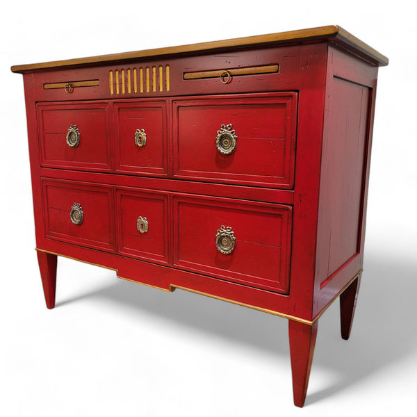 Commode Delphine - Rouge