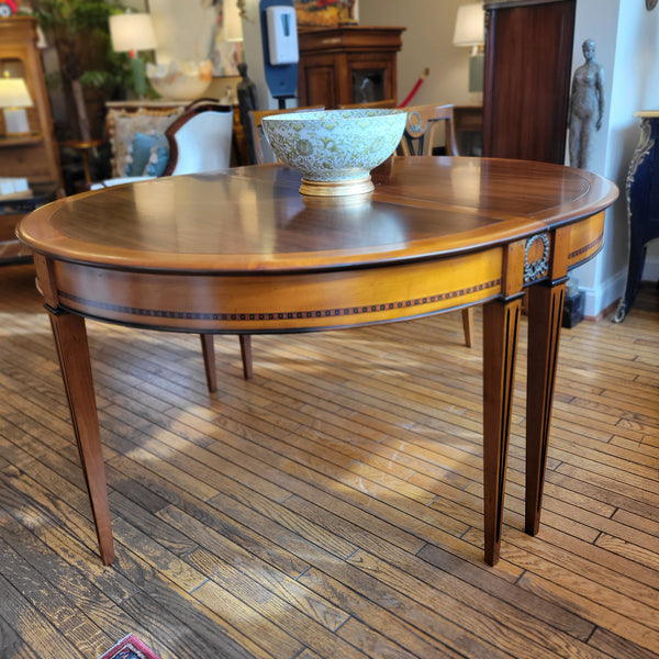 Directoire Six Leg Oval Dining Table