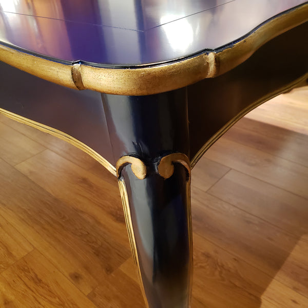 Louis XV Dining Table - Cherry in Bleu