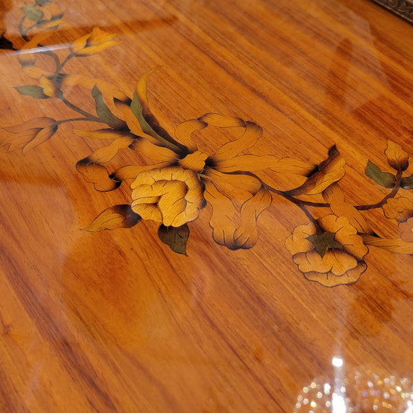 Louis XVI Oval Dining Table - King & Rosewood with Leaves