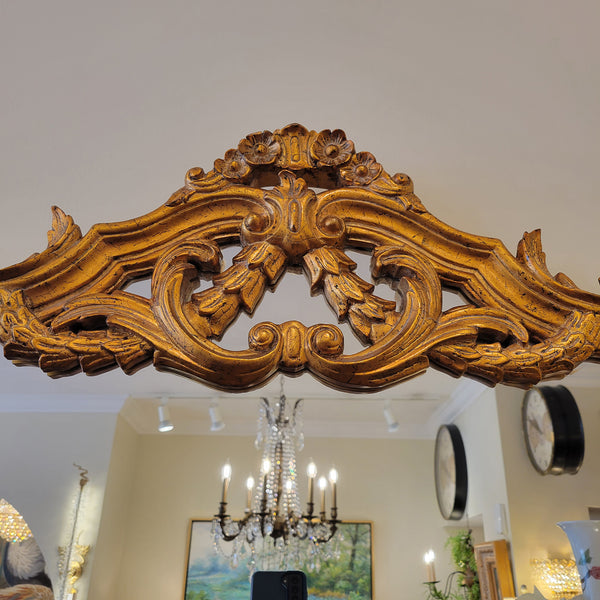 Louis XV Three Panel Mirror in Gold Leaf