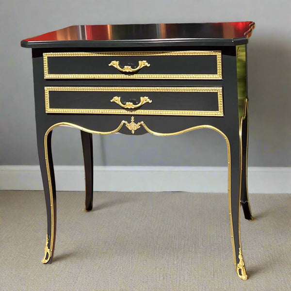 Louis XV Side Table - Noir