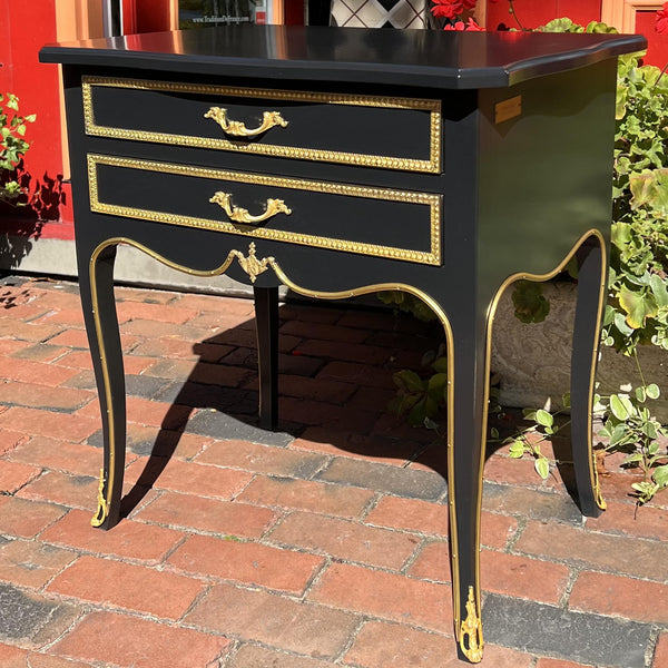 Louis XV Side Table - Noir