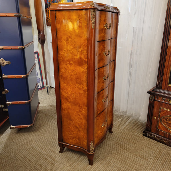 Louis XV Lingerie Chest - Burl