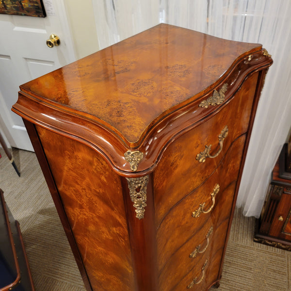 Louis XV Lingerie Chest - Burl