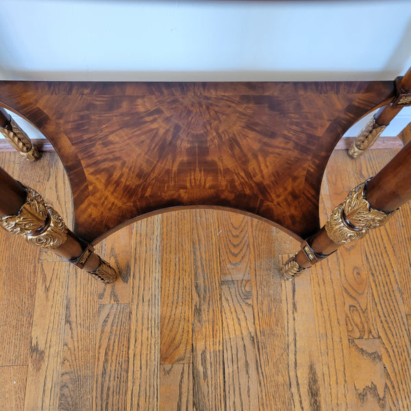 Petite Demi-Lune Console - Mahogany