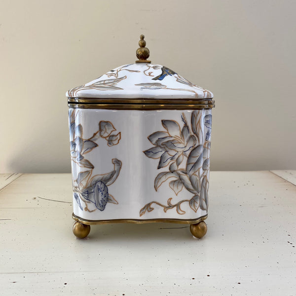 Porcelain Box with Bronze Ormolu