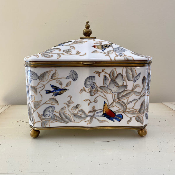 Porcelain Box with Bronze Ormolu
