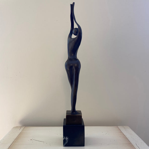 Contemporary Stretch On Marble Base