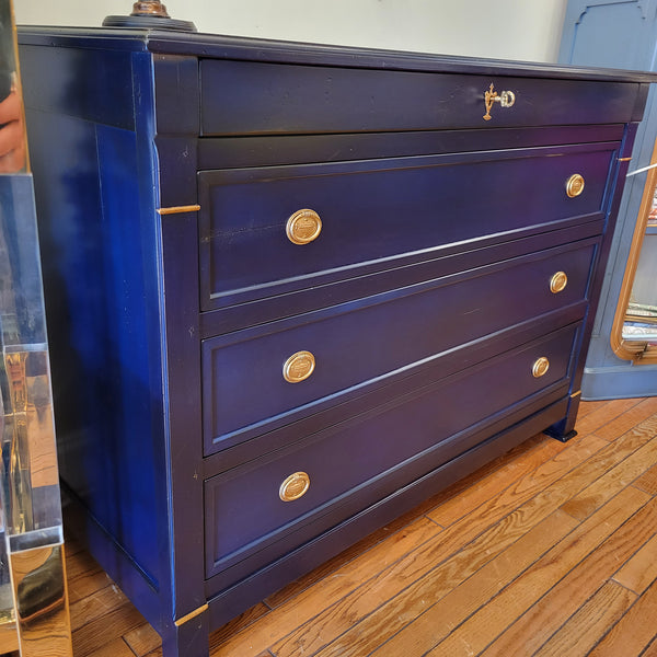 Directoire Chest of Drawer - Finished in Bleu Gabriel