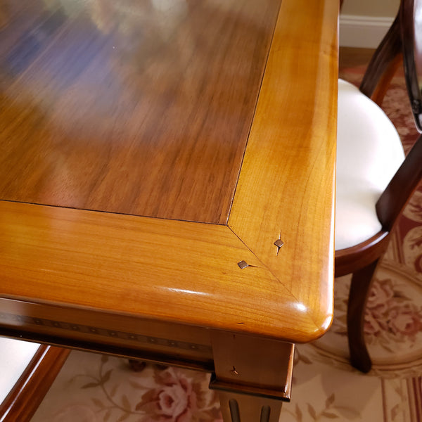 Directoire Rectangular Dining Table - Cherry Deco