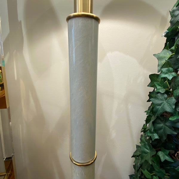 Jade & Brass Floor Lamp