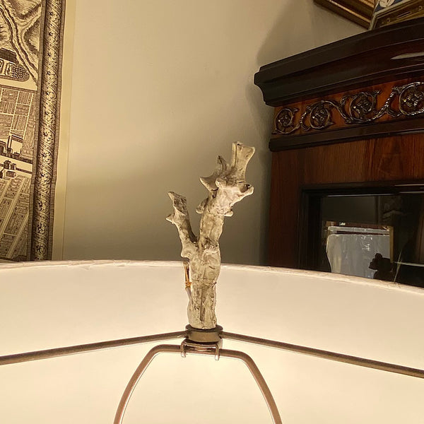 Silver Leaf Floor Lamp