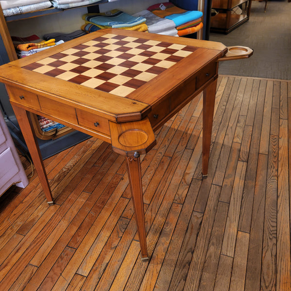 Directoire Game Table  - Cherry Wood