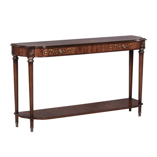 Elegant Hand Carved Console
