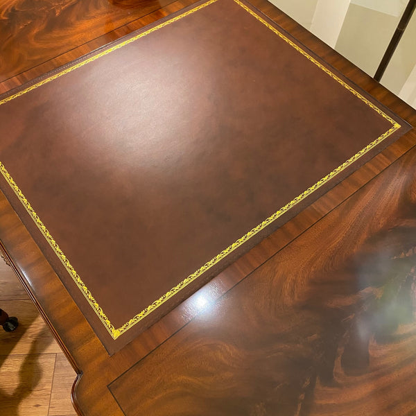 Partner Desk - Flame Wood