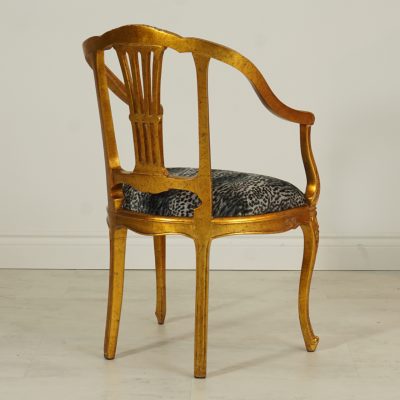 Epinal End Chair - Gold