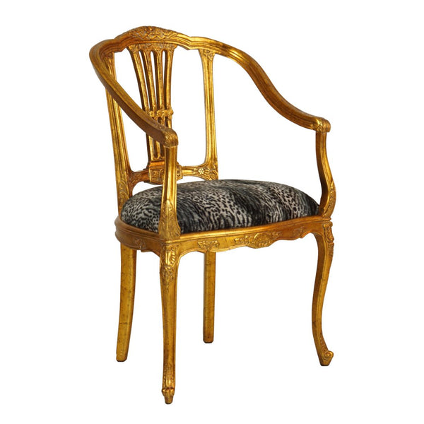 Epinal End Chair - Gold