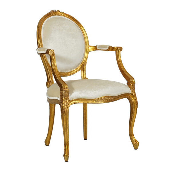 Place Stanislas End Chair - Gold