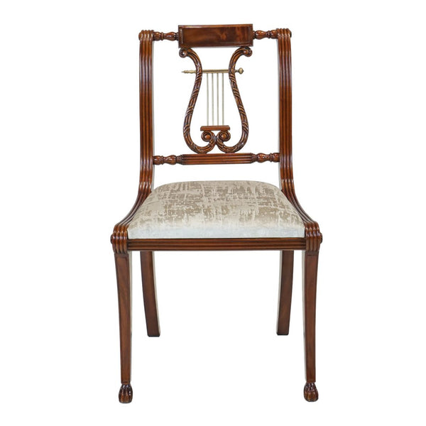 Lyre Side Chair - White