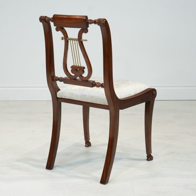 Lyre Side Chair - White