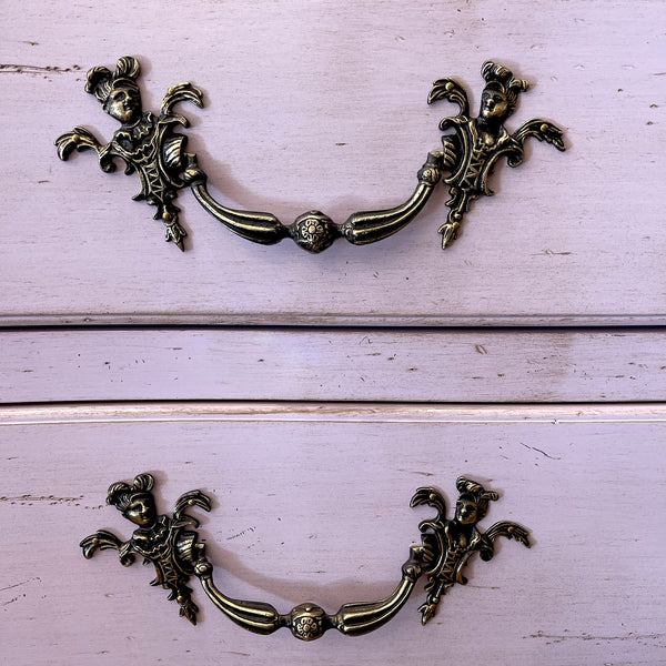 Louis XVI Rose Chest Three Drawer with Ormolu Bronze Accents