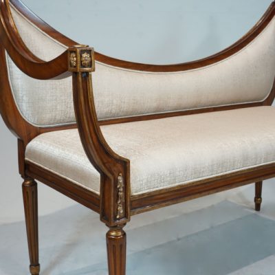 Louis XVI Bench - Mahogany