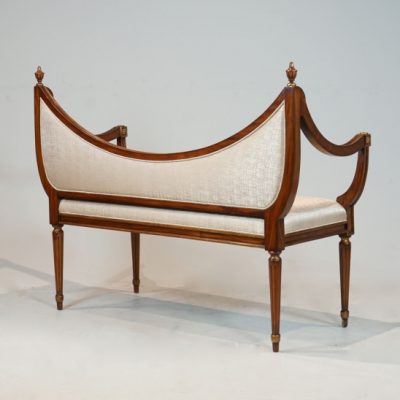Louis XVI Bench - Mahogany