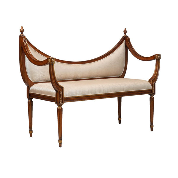 Louis XVI Bench - Mahogany