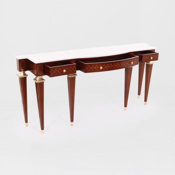 Handmade Mahogany Table Console
