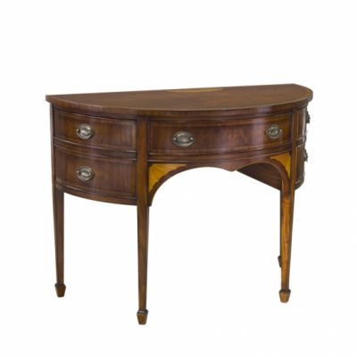 Directoire Demi-Lune Sideboard in Mahogany Finish