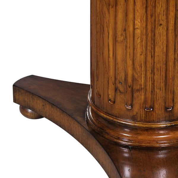 Oak Round Dining Table