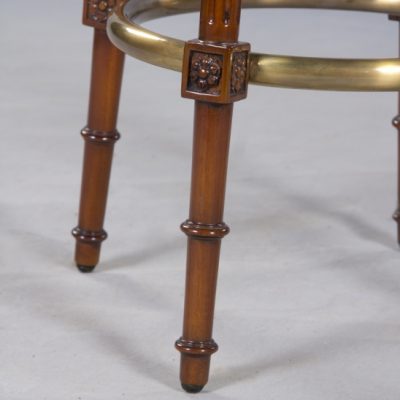 Louis XVI Bar or Counter Top Stool - Black