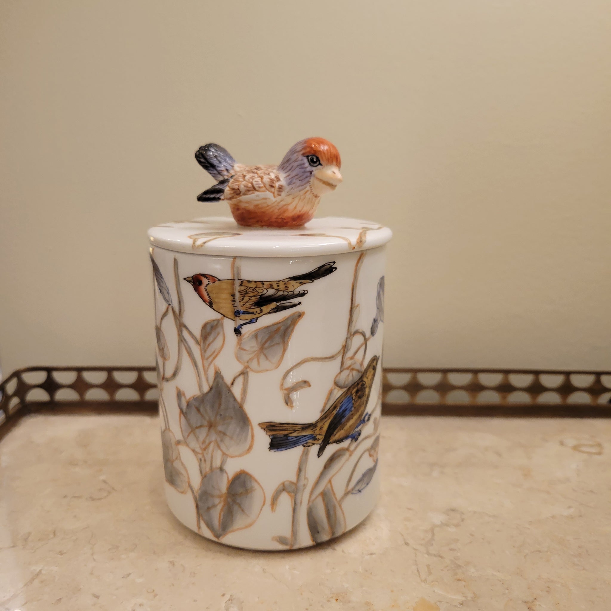Porcelain Bird Box