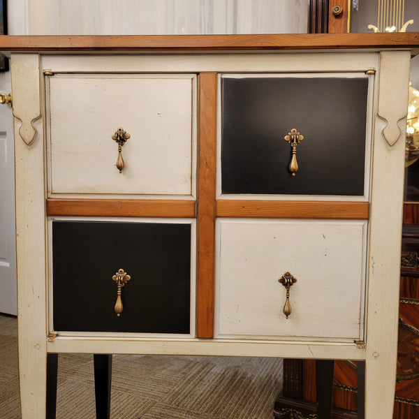 Montespan Two Door Cabinet - Black and White
