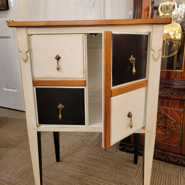 Montespan Two Door Cabinet - Black and White