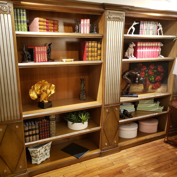 Neo-Classical Open Bookcase