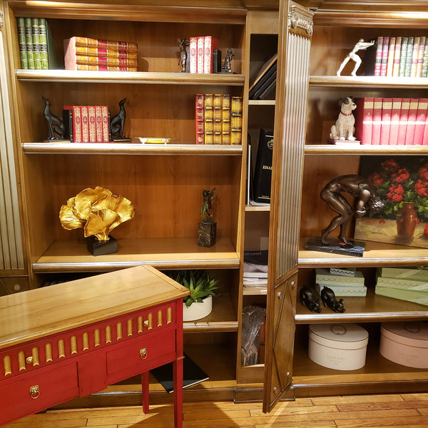 Neo-Classical Open Bookcase
